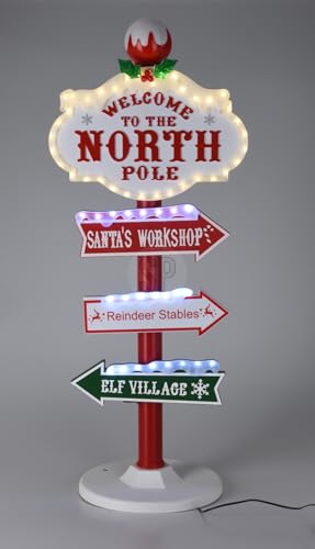 Self Import Agencies Schild Aufsteller Wegweiser Nordpol H: 95 cm -...