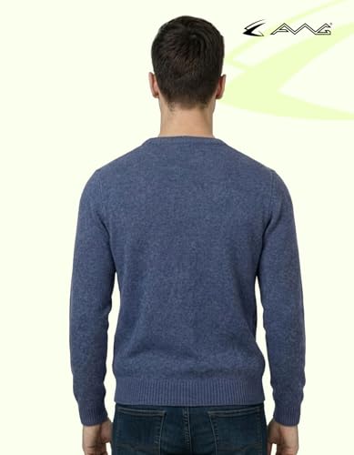 Image of AWG ALL WEATHER GEAR Men's Woolen V-Neck Full Sleeve Sweater
