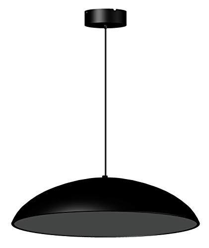 Image of Wipro 30 Watt Arc 610 Black LED Luminaire (Warm White, Pack of 1)