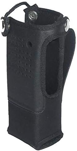 Nylon Carry Case for Motorola SRX 2200 Short Battery Radio - with Fixed Belt Loop (Full Display)