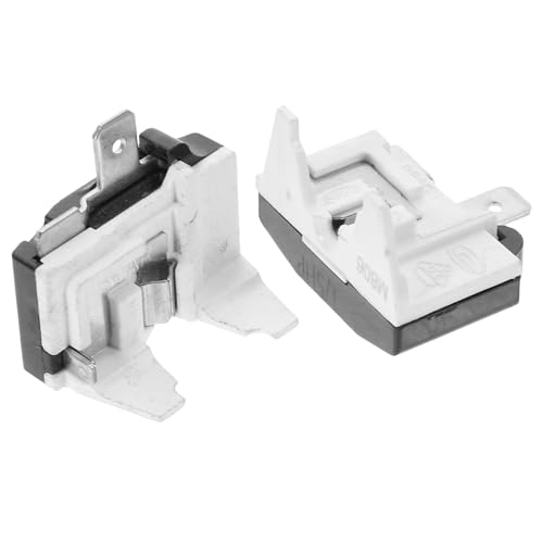 VERDANVERSE Protectores de Sobrecarga Térmica para Refrigerador y Congelador 2 Piezas Arranque para Compresor 1/3Hp y 1/5Hp Material ABS y Aleación de Aluminio Reparación para