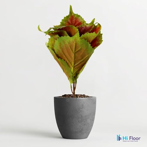 Image of Enhance Your Space with Artificial Leaf Decor Foliage for Stunning Interiors Decorative Items for Home;Office; Room; Living Room; Table; (Without Vase) (Pack of 2, Red-Green)