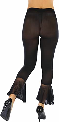 Image of ToBeInStyle Women's Opaque Ankle Long Nylon Footless Fun Tights Pantyhose
