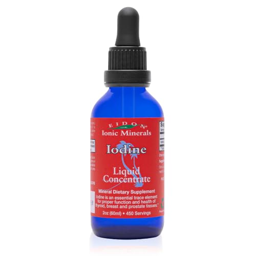 Eidon Ionic Minerals – Liquid Potassium Iodide Supplement- 2 fl oz