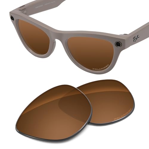 Image of Replacement Lenses Compatible with RayBan Meta Skyler RW4010 52mm AI Glasses, UV Protection, Transition