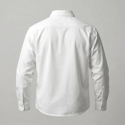 Image of IndoPrimo Men's Premium Cotton Casual Shirt for Man | Full Sleeve Relaxed Fit Stylish Shirt | Trendy Streetwear, Casual & Everyday Wear