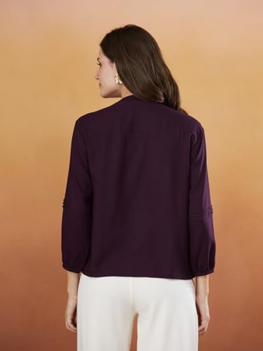 Image of J TURRITOPSIS Women's Rayon Stylish Embroidered Shirt