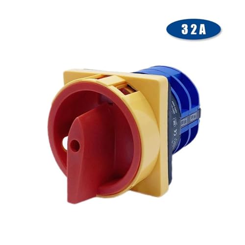 Interruptor de levas giratorio de 2 posiciones ON-OFF con candado 690V 32A de 2 polos YMW26 3