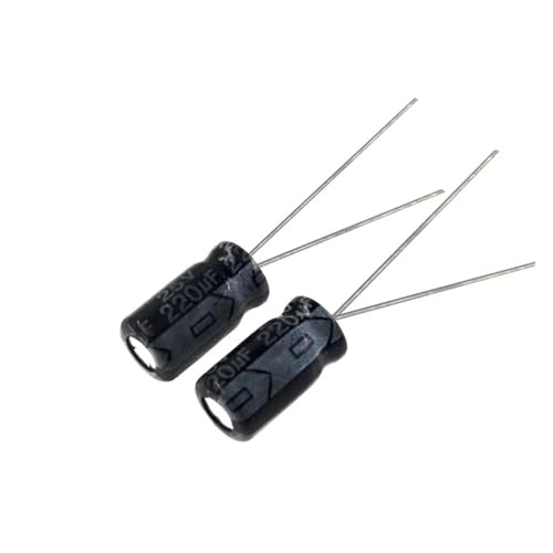 Condensateurs 220uF 25V radiaux en aluminium pour réparer les pannes d'affichage écran