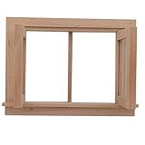 Modèle de fenêtre de mini maison - présente une finition délicate et une forme qui rendent très réaliste, un accessoire de mini maison important et rend votre mini maison plus attrayante et réelle, adorable modèle de fenêtre