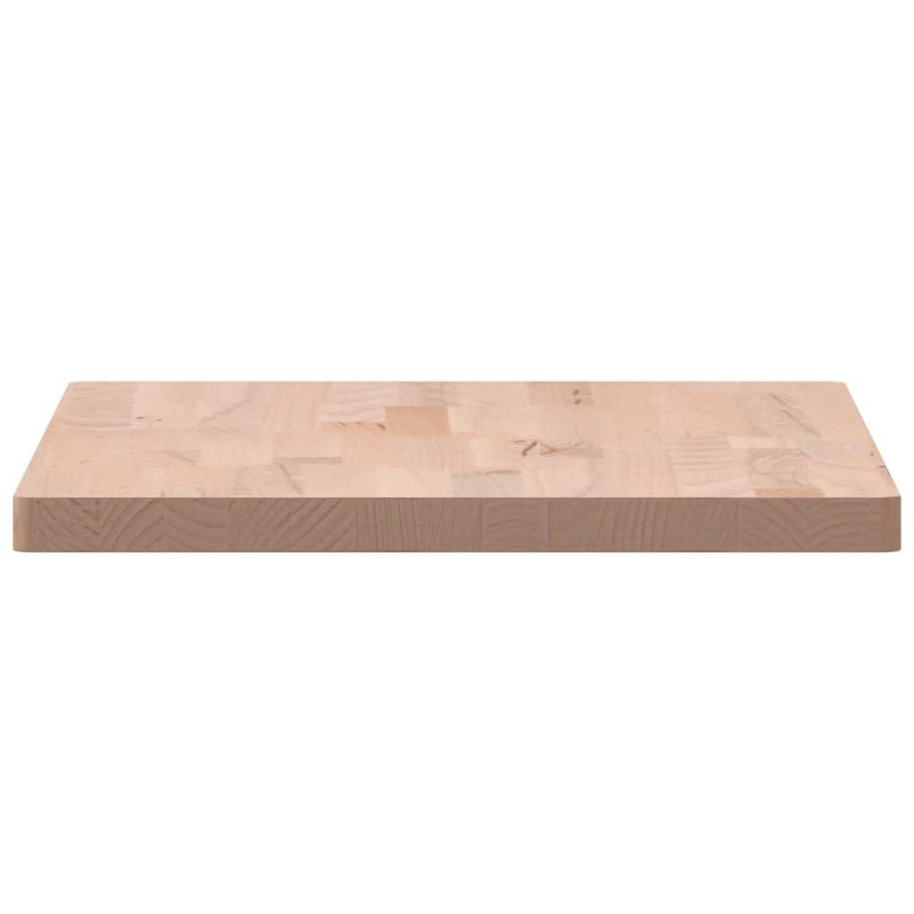 Hothingwell Rechteckige Tischplatte aus massivem Buchenholz, 60 x 40 x 2,5 cm, Ersatzplatte für Bar- oder Beistelltisch, glatte Oberfläche, leicht zu reinigen mit einem feuchten Tuch