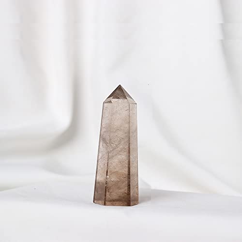 Quartz fumé prisme hexagonal pour harmoniser l'énergie de la maison
