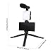 Phone Tripod with Light, Selfie Light with Tripod Stand, Selfie Stick Tripod, Portable Mobile Phone Tripod Stand, LED All-Round Selfie Lamp, Multifunctional Mobile Phone Selfie Tripod Mount for Live