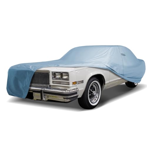 Image of iCarCover Premium Car Cover for 1971-1978 Buick Riviera Heavy Duty Waterproof All-Weather Automobiles Custom Fit Indoor Outdoor UV Snow Protection Covers with Straps and Bag
