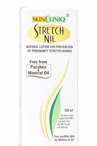 Image of SkinLino StretchNil Natural Lotion for Pregnancy Stretch Marks - Paraben & Mineral Oil Free - 100 ml