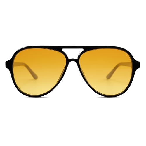 Image of SOJOS Classic Polarized Aviator Sunglasses for Women Men, Retro Trendy Aviators Shades SJ2201
