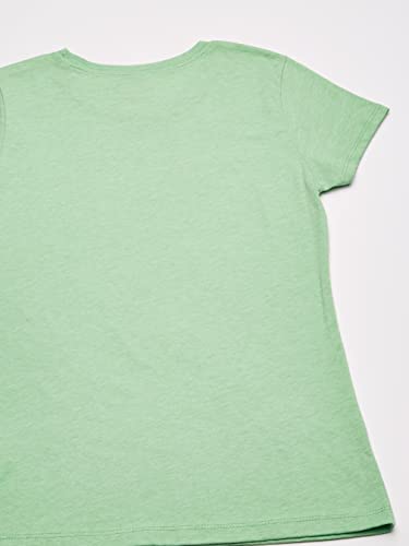 Star Wars Girl's Cute Sticker Cartoons T-Shirt - Green Apple - Medium #TOP3
