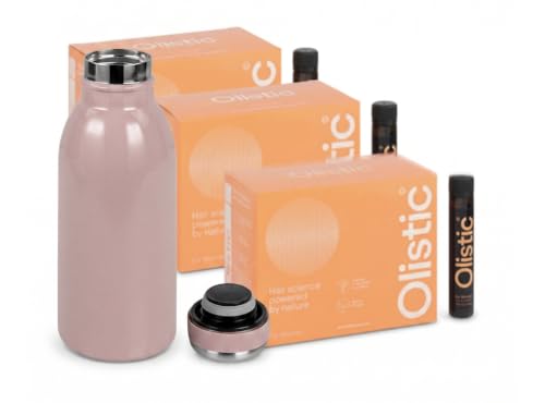 Olistic WOMEN - Pack de 3 x 28 Ampollas + BOTELLA GRATIS, Suplemento Anticaída Cabello para Mujer, Fortalece las Fibras Capilares y Ayuda a Prevenir la Caída de Pelo, Natural, Vegano, Sin Gluten