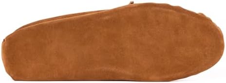 Minnetonka Men's Leather Laced Softsole Moccasin Brown 10.5 D(M) US