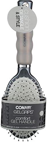 Conair Gel Grips Hair Brush (Colors may vary)