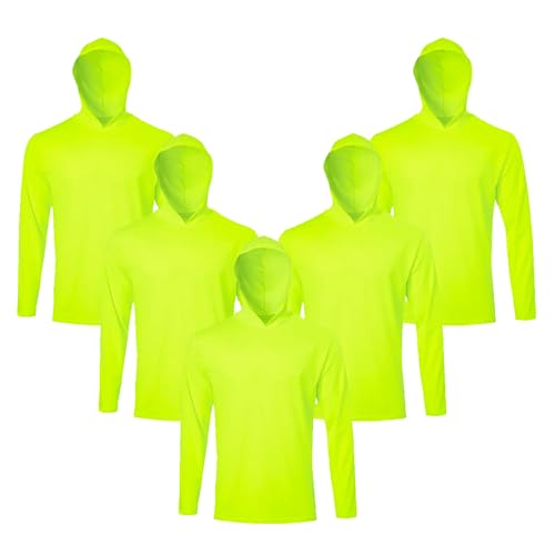 Yasumond Men's Long Sleeve UPF 50+ Breathable Shirts Pack Hoodie Lightweight UV Protection Hoodies Dry Fit Workout Sweatshirt