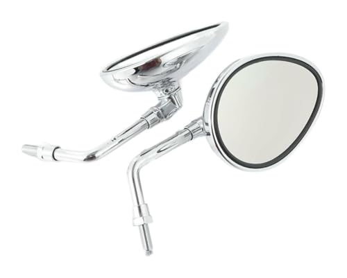 Rétroviseur moto CBR1000RR finition chrome et noir mat haute résistance