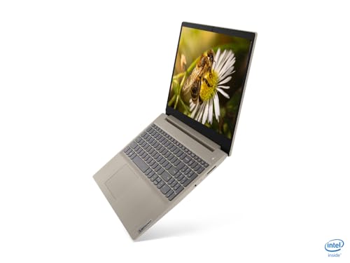 Image of Lenovo IdeaPad 3 15.6 inch FHD Anti-Glare Laptop, Intel Core i3-1115G4 up to 4.1GHz, 8GB DDR4, 512GB SSD, Webcam, HDMI, Bluetooth, Fingerprint Reader, Windows 10 Home S, TWE Mouse Pad, Almond