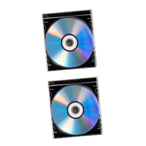 COHEALI 2 Juegos Discos CD-r Grabables con Estuche CD Vírgenes para Grabar Audio Música y Datos Almacenamiento Seguro para Archivos y Grabaciones Casa o Estudio