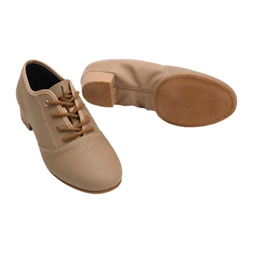 GICIR Zapatos de Jazz Mujer, Punta Redonda para Clase de Danza y Escenario