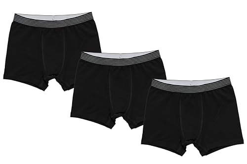 ORGANICKID Boys 100% Organic Cotton Underwear GOTS Certified Kids Toddler Boxer Briefs Pack of 3