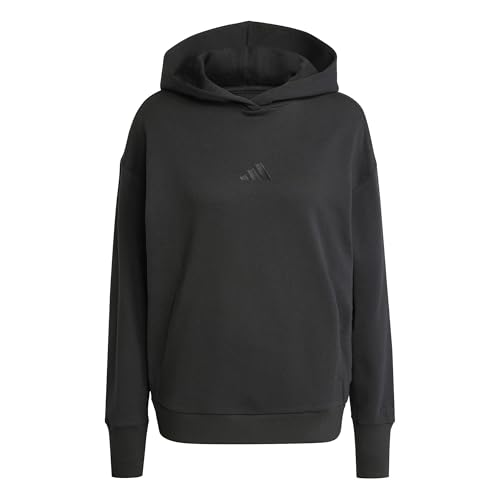 adidas Women's ALL SZN FRENCH TERRY LOOSE HOODIE, black, M