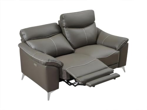 Vente unique Sofá de 2 plazas Relax eléctrico