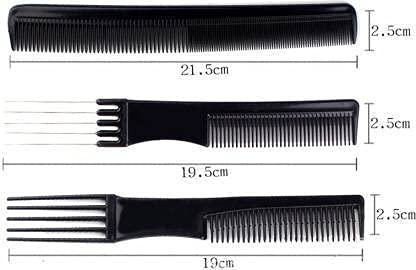 Fabify Professional Hair Cutting & Styling Comb Kit | Set of 10 | Anti-Static, Lightweight & Durable | Salon-Quality Combs for Men, Women & Kids | Detangling, Volume & Precision Styling Tools 2