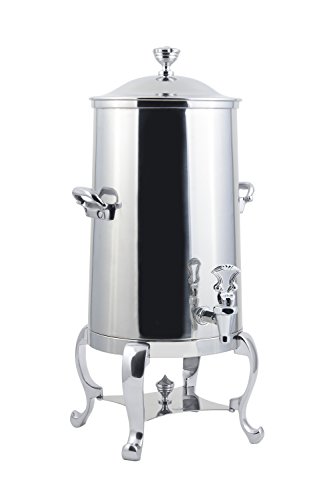 Bon Chef 49001C Roman Insulated Coffee Urn with Chrome Trim, 1-1/2 gal Capacity, Chrome Accents