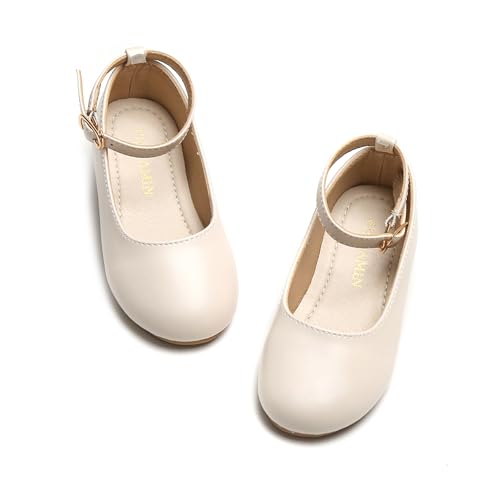 Toddler Flower Girl Dress Shoes - Little Girl Ballet Flats Sparkly Wedding Party