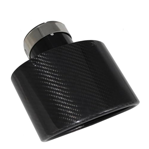 Tuyau d'échappement universel brillant de 150mm, une buse ovale haut de gamme pour canule 70mm