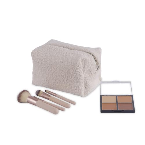 5 Best Organic Cotton Cosmetic Bags for Eco-Friendly Beauty 3 BAROOGA Organic Cotton Large Makeup Bag for Women