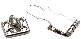 Seachoice Polished Stainless Steel 1 in. L x 4 in. W Swivel Eye Hasp 1 pk