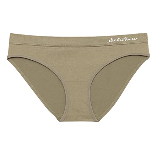 Eddie Bauer Women's Bikini Underwear (3 Pack), Pink Haze/Natural Indigo/True Camo, Small #TOP3