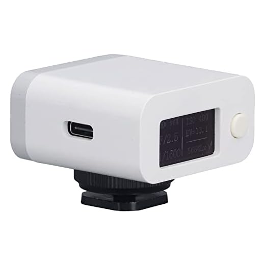 Portable Camera Light Meter with USB Recharge
