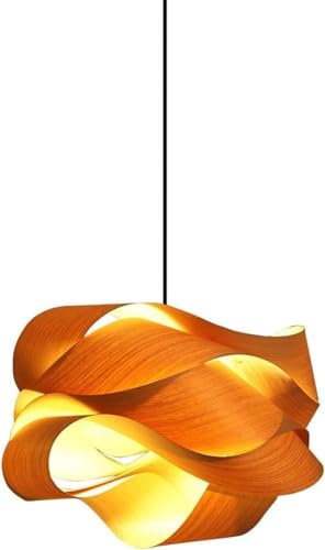 Ilumina tu restaurante con la lámpara Hertl Originallogía Madera y diseño en espiral