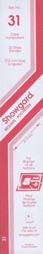 Support transparent Showgard 31 pour timbres qui glissent ou s'abîment