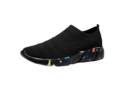 CHICLOVEY Gym Walking Shoes for Mens Casual Fashion Sock Sneakers