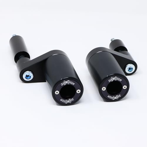 Shogun USA Made Kaw Ninja 500 Z500 2024 2025 2026 NO Cut PA2 Black Frame Sliders Fits ABS & Non ABS Models - 715-4169 - Instructions Shown in Images