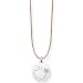 Produktbild Thomas Sabo Damen-Kette Choker Pusteblume Wishes Come True 925 Sterling Silber beige LSKE006-401-19-L80v