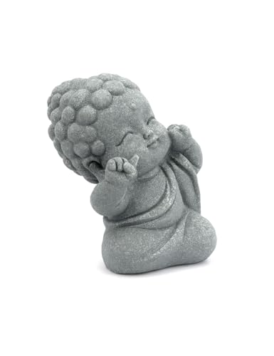 Figura Buda Bebé de Piedra Zen para Decoración miniatura 1