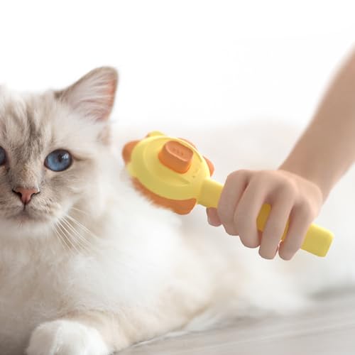 HUANGTNG Cats Grooming Deshedding Comb Remove Loose Hair Cats Massaging Comb Dematting Supply