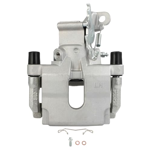 Image of ECCPP 19B3896 Rear Left Disc Brake Caliper Assembly | w /Bracket Fit For Jaguar For S-Type, For Vanden Plas, For XF, For XJ, For XJ8, For XK, For XKR