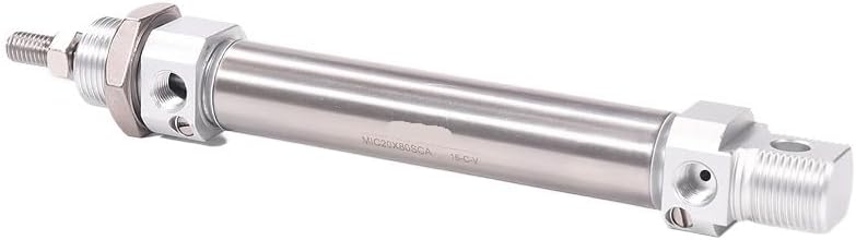 1pc MIC20*25X40X50X75X100/150 * 200S stainless steel MI Mini cylinder compact pneumatic air cylinders pneumatic double actingMIC2060SCA