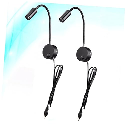 Lampe de lecture LED murale flexible Vaguelly éclairage ciblé chambre lot de 2 appliques - 6